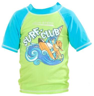 Aqua-Speed Surf Club tričko s UV ochranou zelená