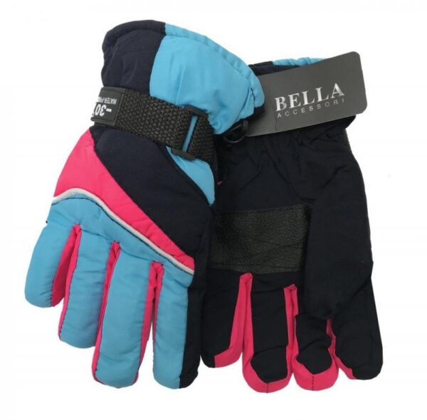 Dětské zimní rukavice Bella Accessori 9011S-5 světle modrá