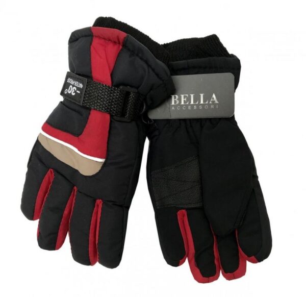 Dětské zimní rukavice Bella Accessori 9012S-3 červená