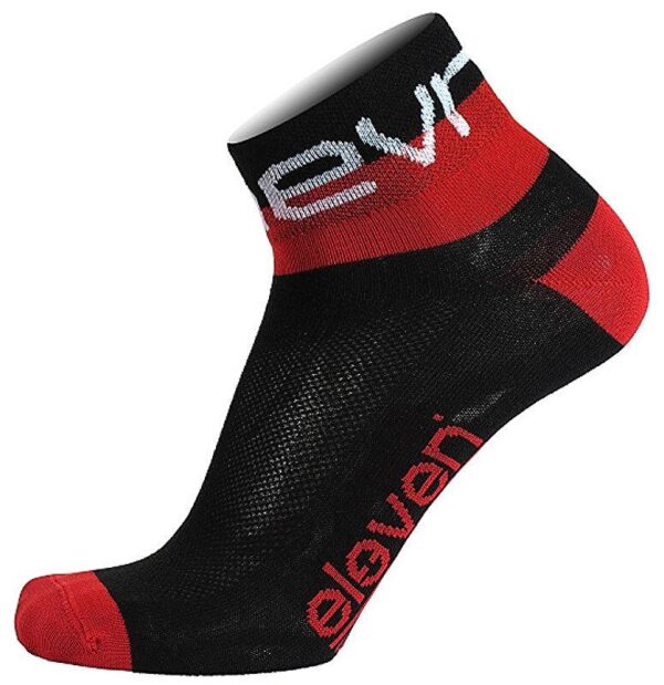 Eleven Howa EVN černé/červené cyklistické ponožky