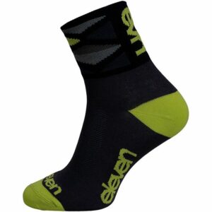 Eleven Howa Rhomb Green černé/zelené cyklistické ponožky