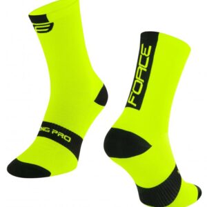 Force LONG PRO fluo-černé ponožky