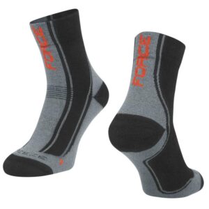 Force Ponožky FREEZE černo-šedo-červené