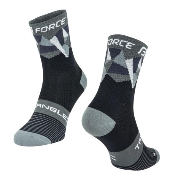 Force Ponožky TRIANGLE černo-šedé