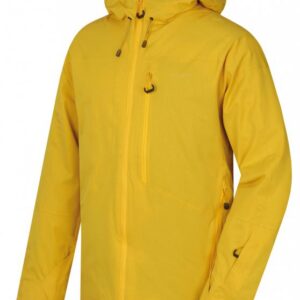 Husky Gomez M žlutá pánská lyžařská bunda