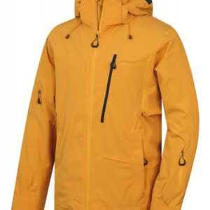Husky Montry M krémově žlutá pánská lyžařská bunda