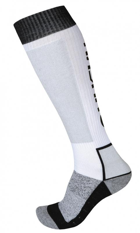 Husky Ponožky Snow Wool bílá/černá
