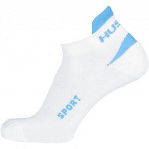 Husky Sport bílé/modré ponožky