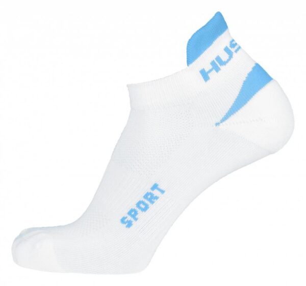Husky Sport bílé/modré ponožky