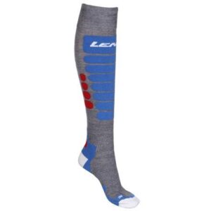 Lenz Skiing 3.0 lyžařské ponožky šedá-červená