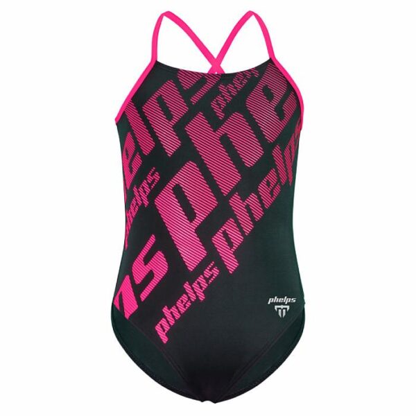 Michael Phelps Dívčí plavky ZOE růžová/černá