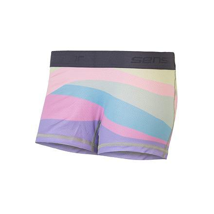 Sensor Coolmax Impress sand/stripes dámské kalhotky s nohavičkou