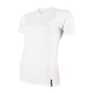 Sensor Coolmax Tech bílé dámské triko krátký rukáv