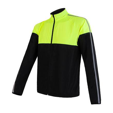 Sensor Neon Černá/reflex Žlutá běžecká bunda