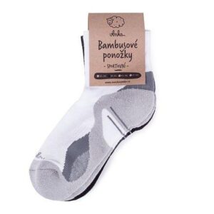 Vlnka Bambusové sportovní ponožky 2 páry