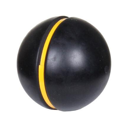 kriketový míček se žlutým proužkem