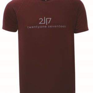 2117 TUN - pánské funkční triko s kr.rukávem - Wine Red