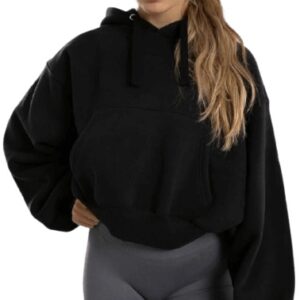 Exalted Dámská OVERSIZED mikina Comfy-Nest™ černá - L