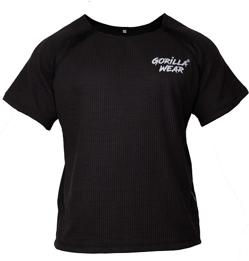 Gorilla Wear Augustine Old School Work Out Top Black - S/M