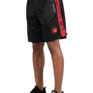 Gorilla Wear Pánské šortky Atlanta černá/červená - XXL/3XL