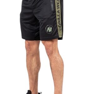 Gorilla Wear Pánské šortky Atlanta černá/zelená - XXL/3XL