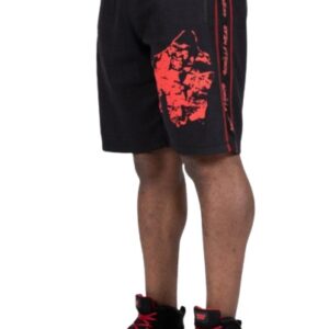 Gorilla Wear Pánské šortky Buffalo Old School Black/Red - S/M