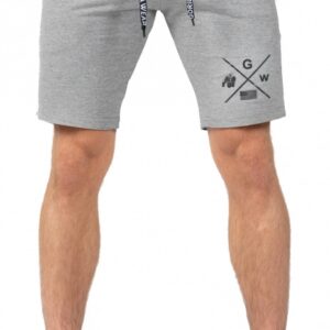 Gorilla Wear Pánské šortky Cisco Shorts Gray/Black - 3XL