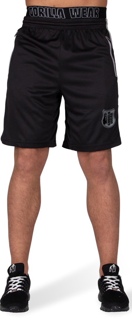 Gorilla Wear Pánské šortky Shelby Black/Grey - S VÝPRODEJ
