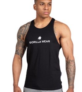 Gorilla Wear Pánské tílko Carter Strech Tank Top Black - 4XL