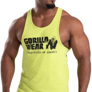 Gorilla Wear Pánské tílko Classic Wild lime - XXL