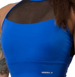 Nebbia FIT Activewear vyztužená sportovní podprsenka 437 modrá M