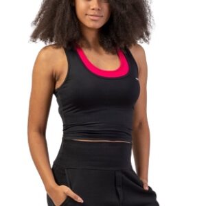 Nebbia Slim-Fit Crop Tílko 422 černá - XS