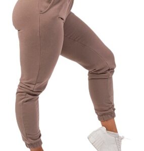 Nebbia Tepláky Iconic s elastickým pasem 408 hnědá - XS
