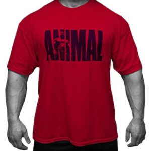 Universal Nutrition Universal triko Animal Iconic T-Shirt červené - S - velké logo