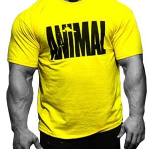 Universal Nutrition Universal triko Animal Iconic T-Shirt žluté - S - velké logo