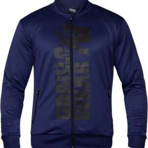 Gorilla Wear Pánská mikina Ballinger Track Jacket Navy Blue/Black - S VÝPRODEJ