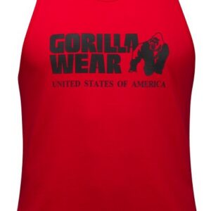 Gorilla Wear Pánské tílko Classic Tank Top Red - XXL