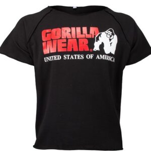 Gorilla Wear Pánské tričko s krátkým rukávem Classic Work Out Top Black - L/XL