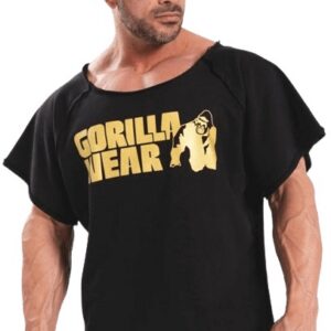 Gorilla Wear Pánské tričko s krátkým rukávem Classic Workout Top Černo/zlatá - XXL/XXXL