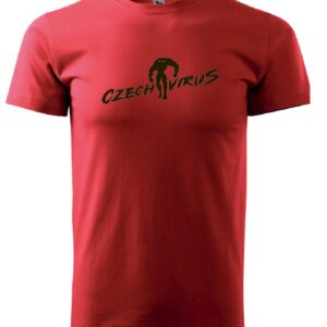Czech Virus Basic pánské triko červené - XL