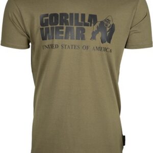 Gorilla Wear Pánské tričko s krátkým rukávem Classic T-shirt Army Green - L