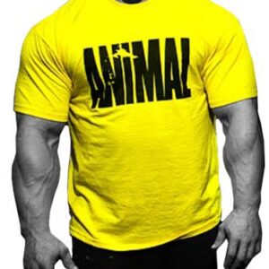 Universal Nutrition Universal triko Animal Iconic T-Shirt žluté - S - velké logo